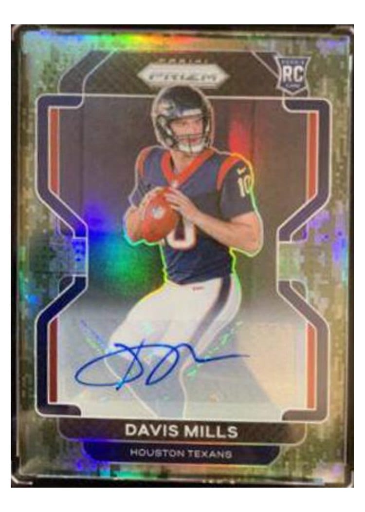 2021 Panini Prizm Base Set Davis Mills #352 card