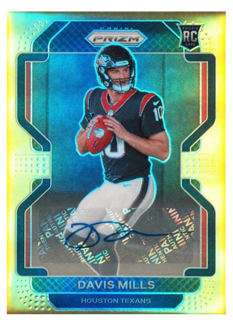 2021 Panini Prizm Base Set Davis Mills #352 card