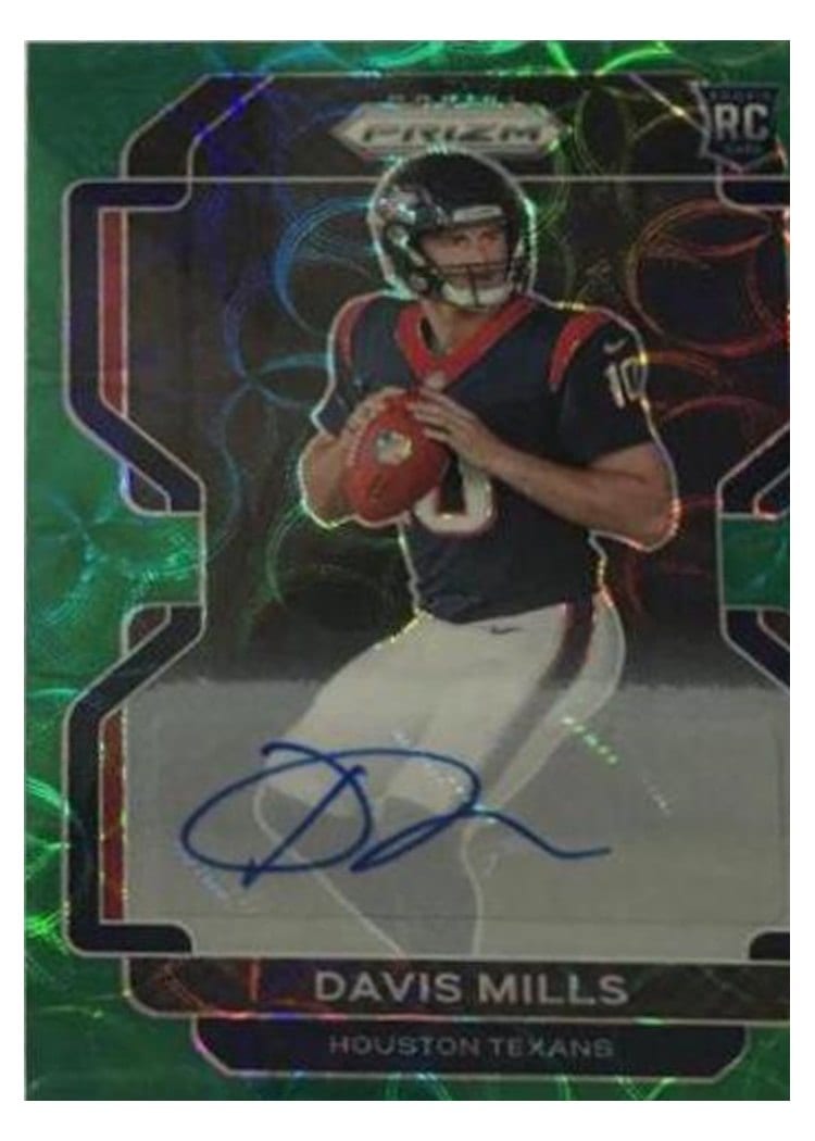 2021 Panini Prizm Base Set Davis Mills #352 card