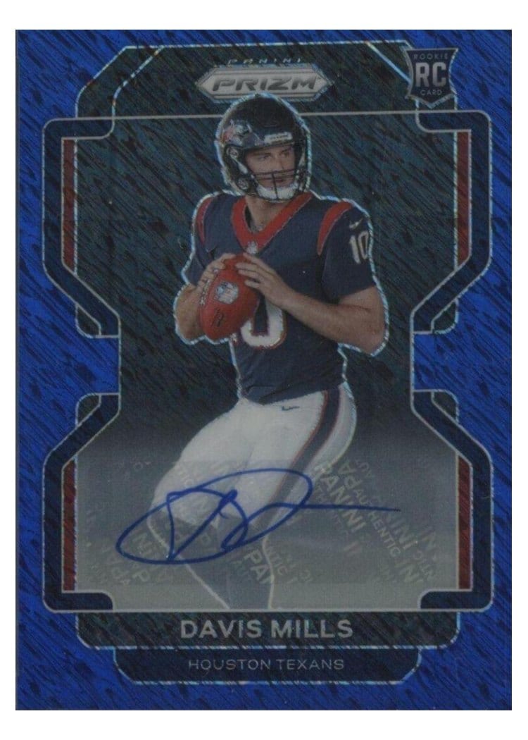 2021 Panini Prizm Base Set Davis Mills #352 card
