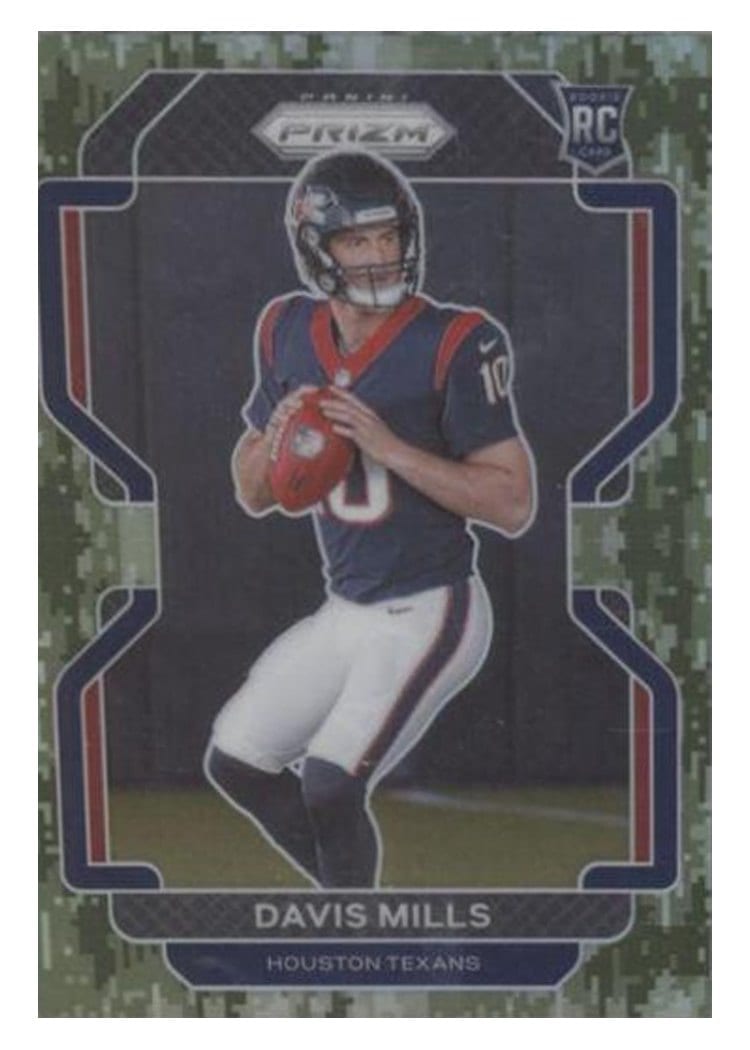 2021 Panini Prizm Base Set Davis Mills #352 card