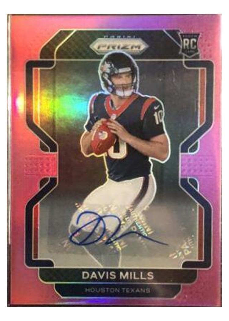 2021 Panini Prizm Base Set Davis Mills #352 card