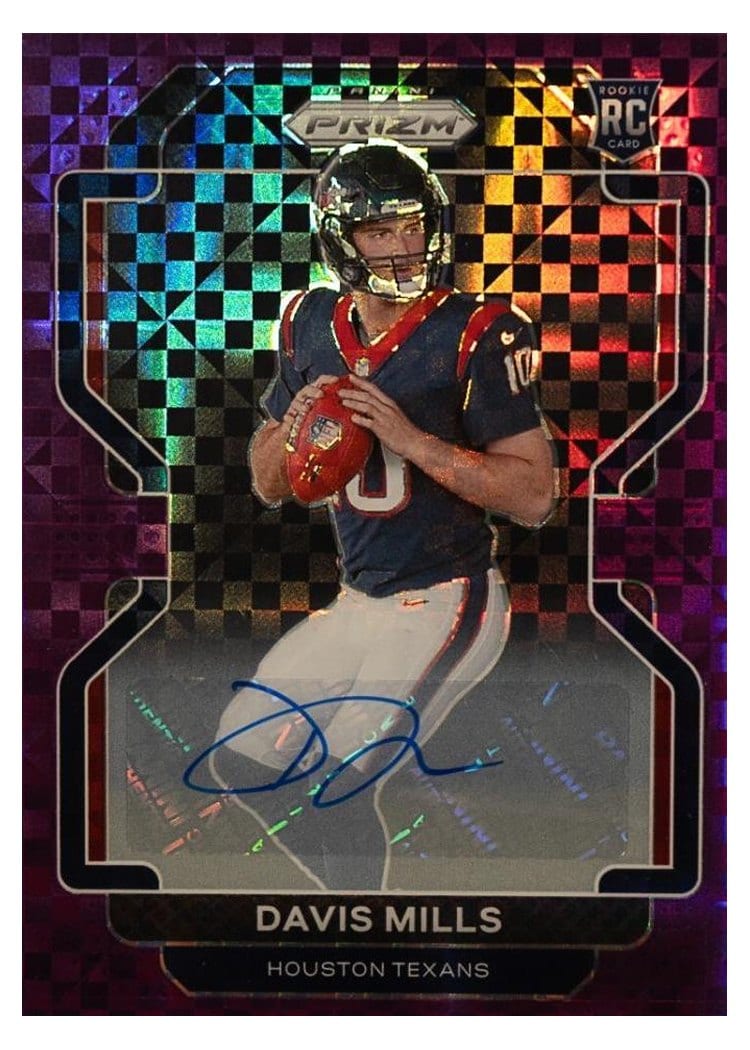 2021 Panini Prizm Base Set Davis Mills #352 card