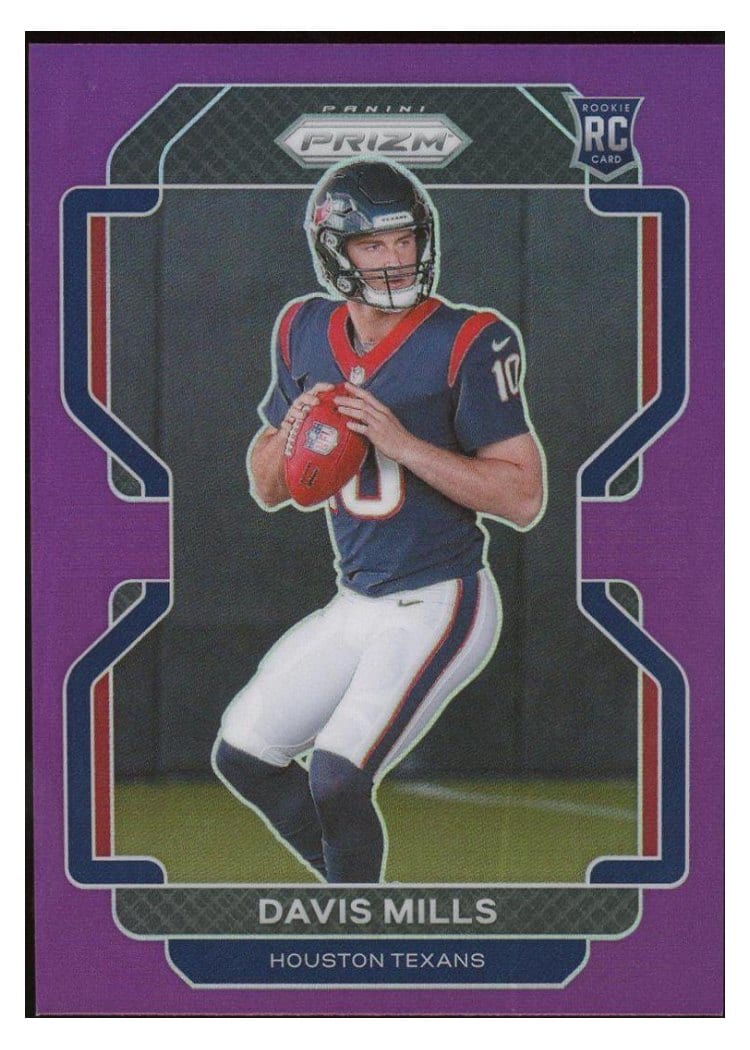 2021 Panini Prizm Base Set Davis Mills #352 card