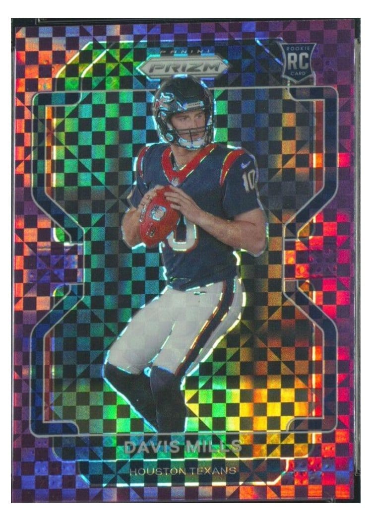 2021 Panini Prizm Base Set Davis Mills #352 card
