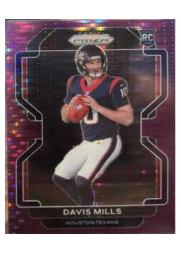 2021 Panini Prizm Base Set Davis Mills #352 card