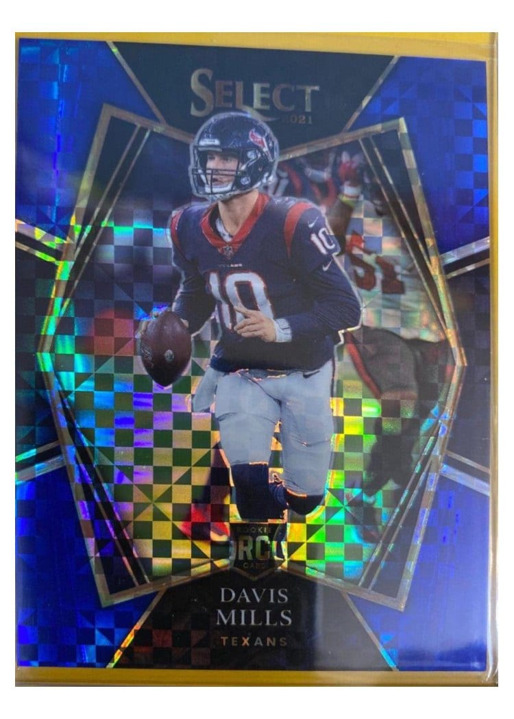 2021 Panini Select Base Set Davis Mills #165 card