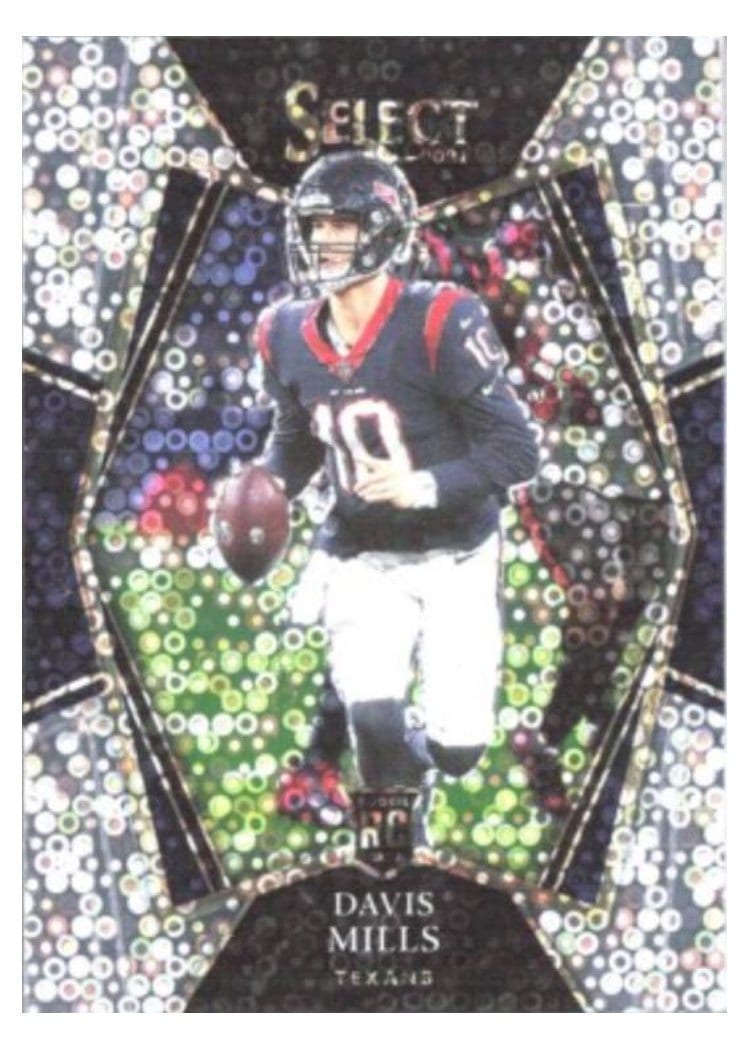 2021 Panini Select Base Set Davis Mills Disco #165 card