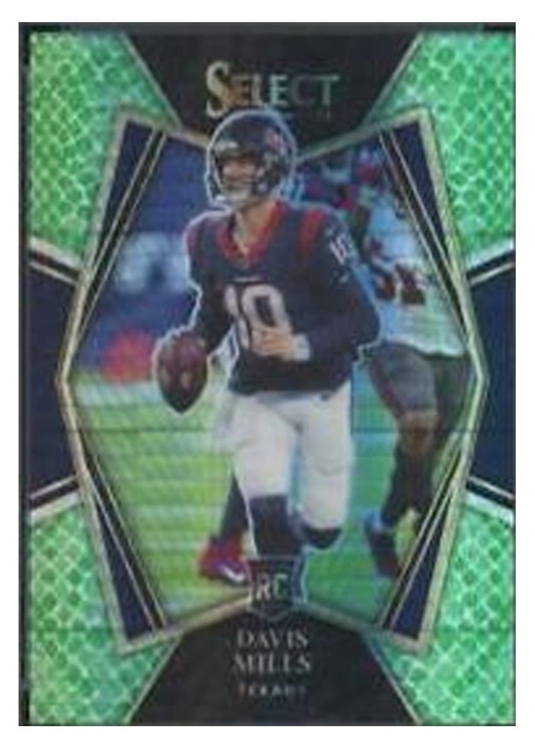 2021 Panini Select Base Set Davis Mills #165 card