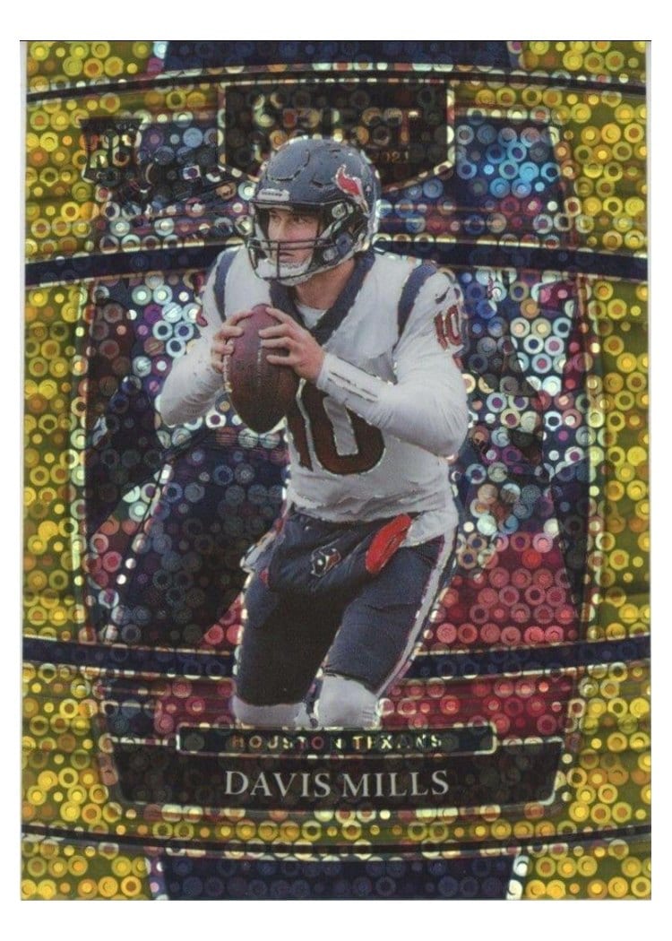 2021 Panini Select Base Set Davis Mills #165 card
