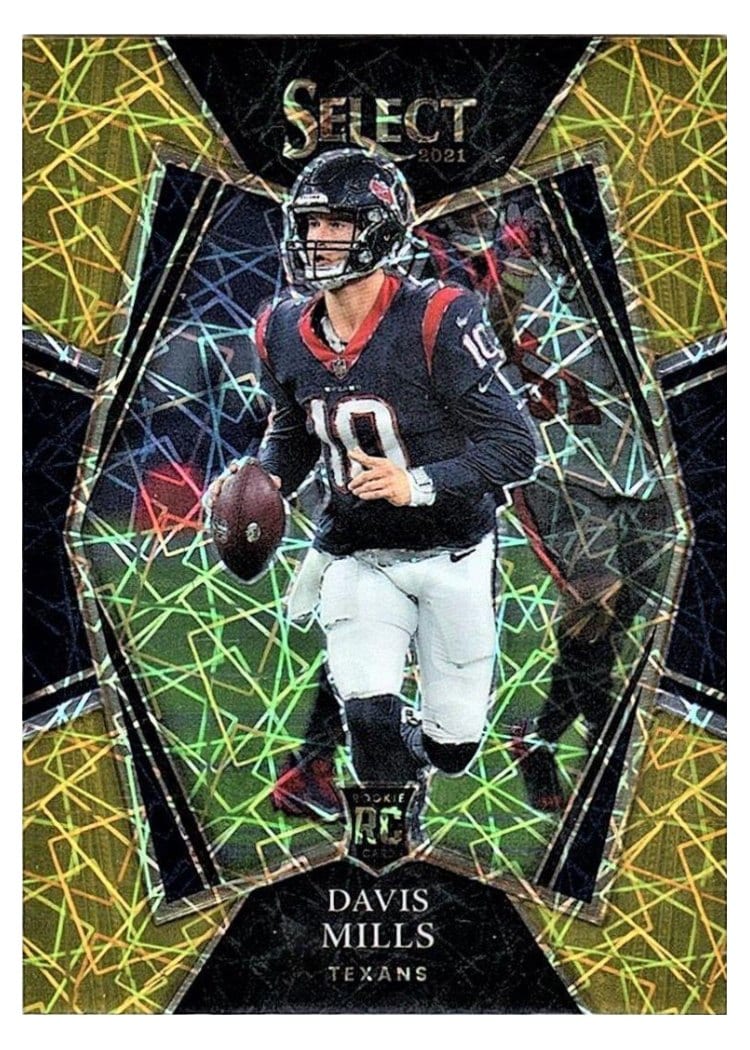 2021 Panini Select Base Set Davis Mills #165 card