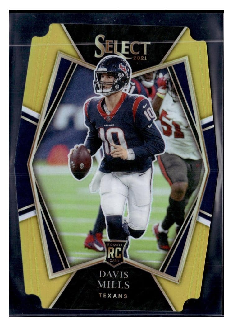 2021 Panini Select Base Set Davis Mills #165 card
