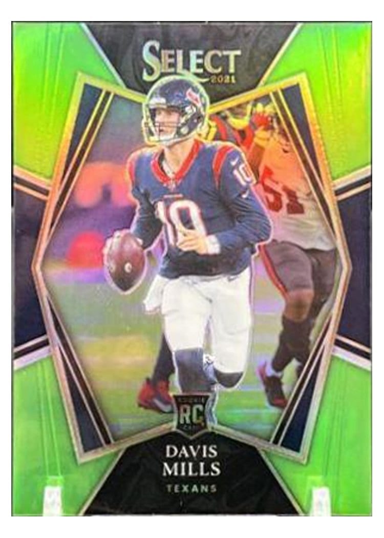 2021 Panini Select Base Set Davis Mills #165 card