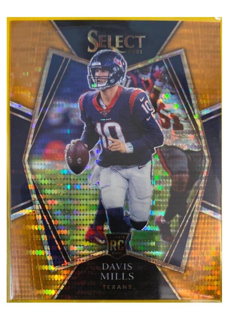 2021 Panini Select Base Set Davis Mills #165 card