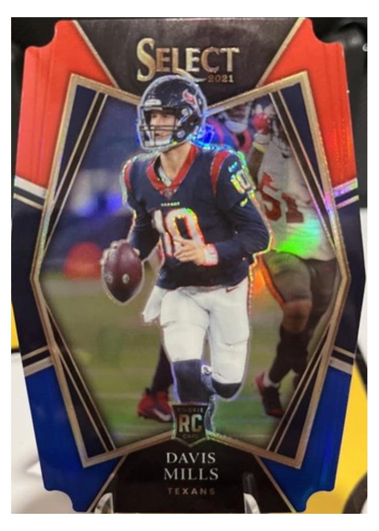 2021 Panini Select Base Set Davis Mills #165 card