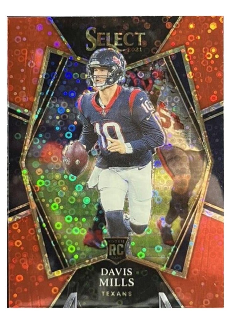 2021 Panini Select Base Set Davis Mills #165 card