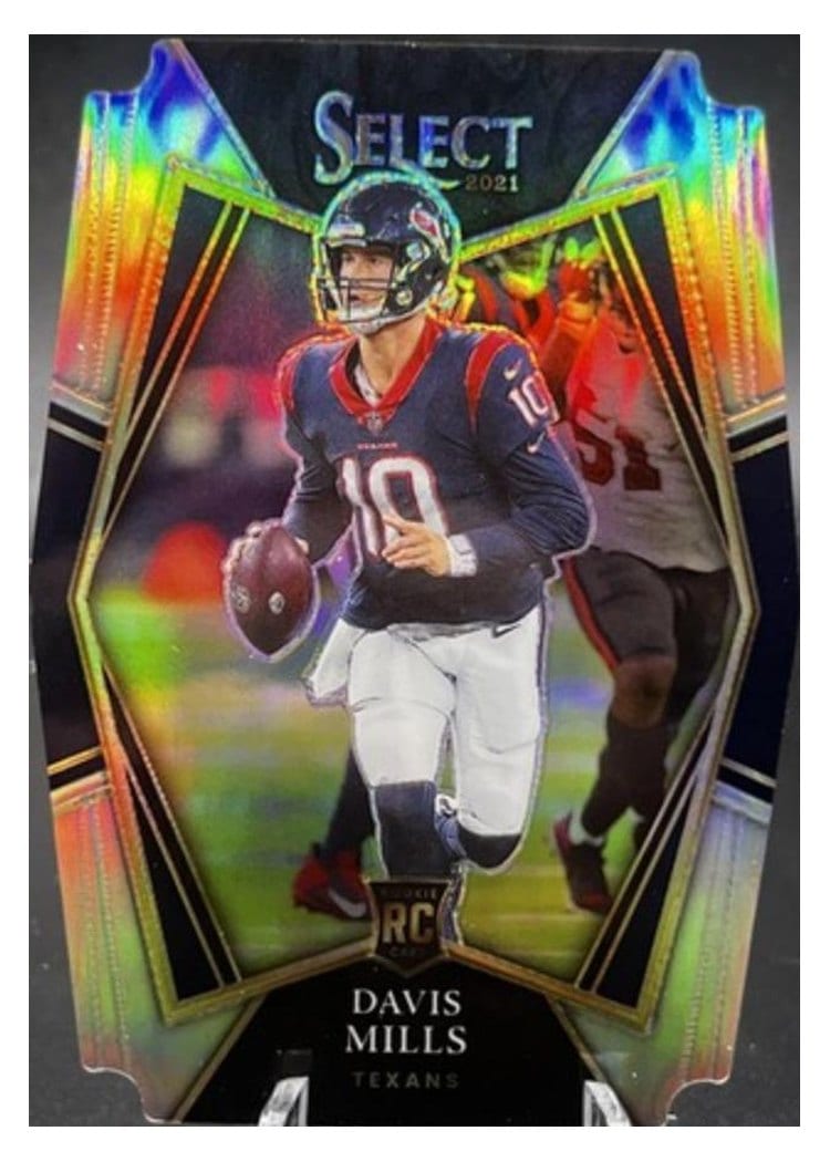 2021 Panini Select Base Set Davis Mills #165 card