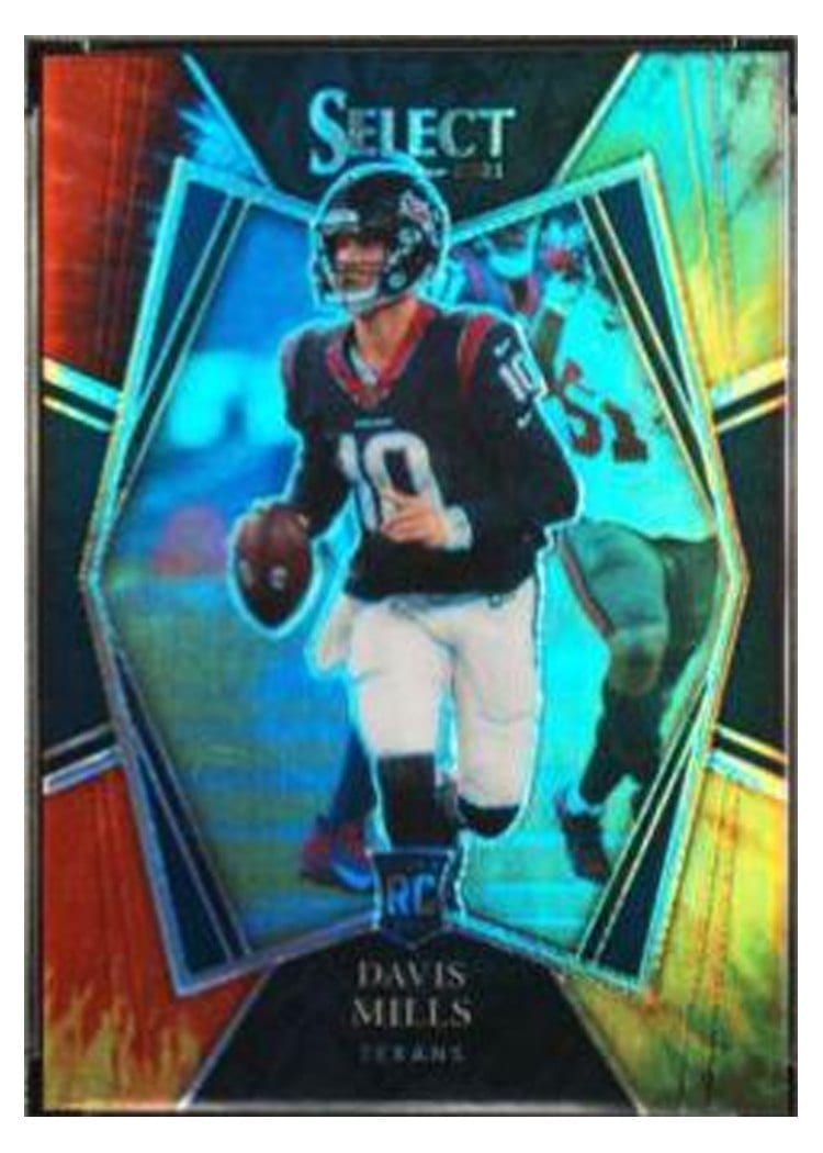2021 Panini Select Base Set Davis Mills #165 card