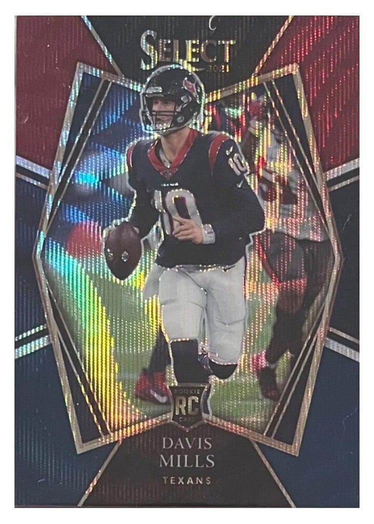2021 Panini Select Base Set Davis Mills #165 card