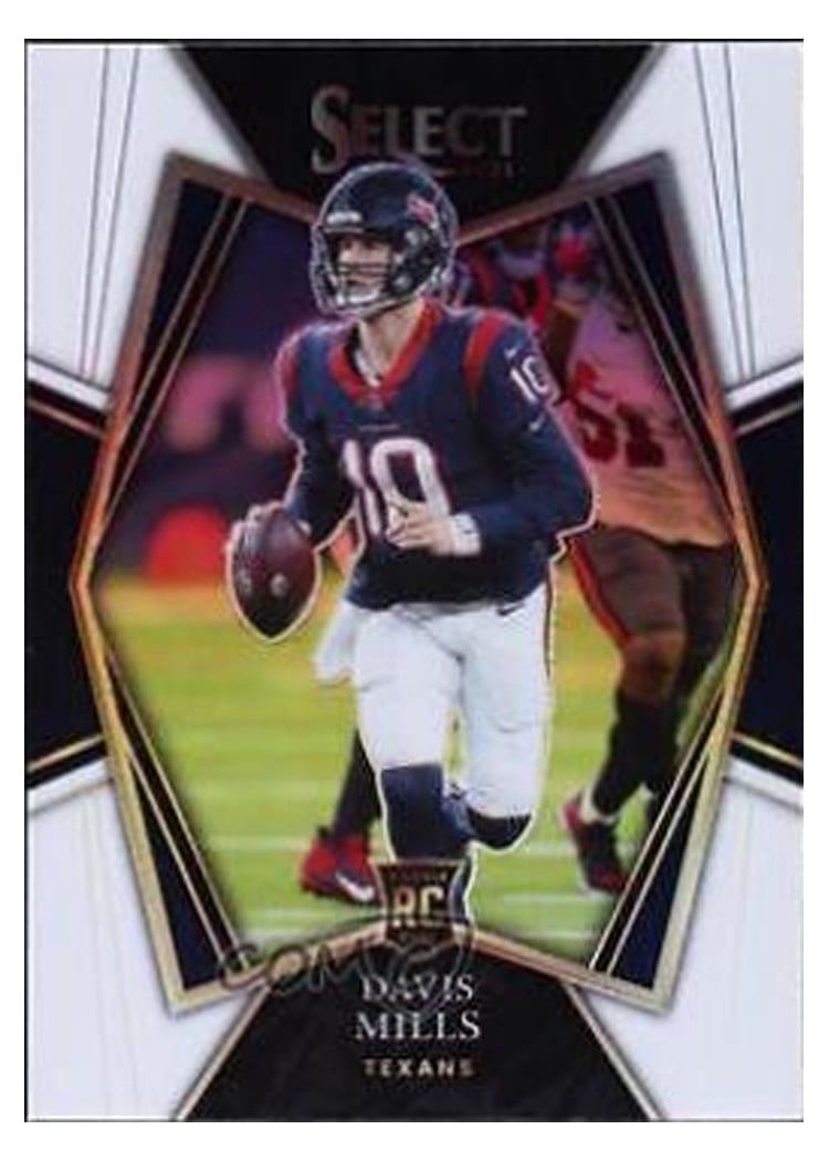 2021 Panini Select Base Set Davis Mills #165 card