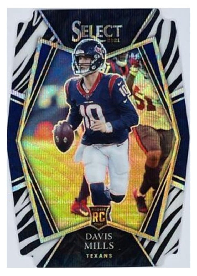 2021 Panini Select Base Set Davis Mills #165 card