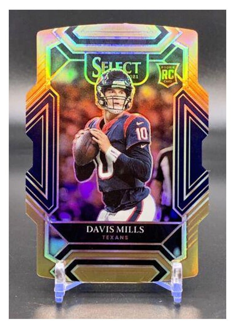 2021 Panini Select Base Set Davis Mills Copper Die Cut #265 card