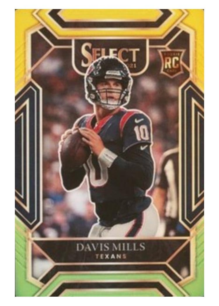 2021 Panini Select Base Set Davis Mills #265 card