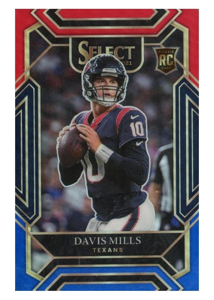 2021 Panini Select Base Set Davis Mills #265 card