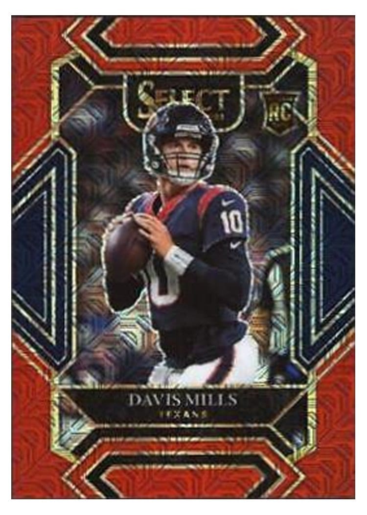 2021 Panini Select Base Set Davis Mills #265 card
