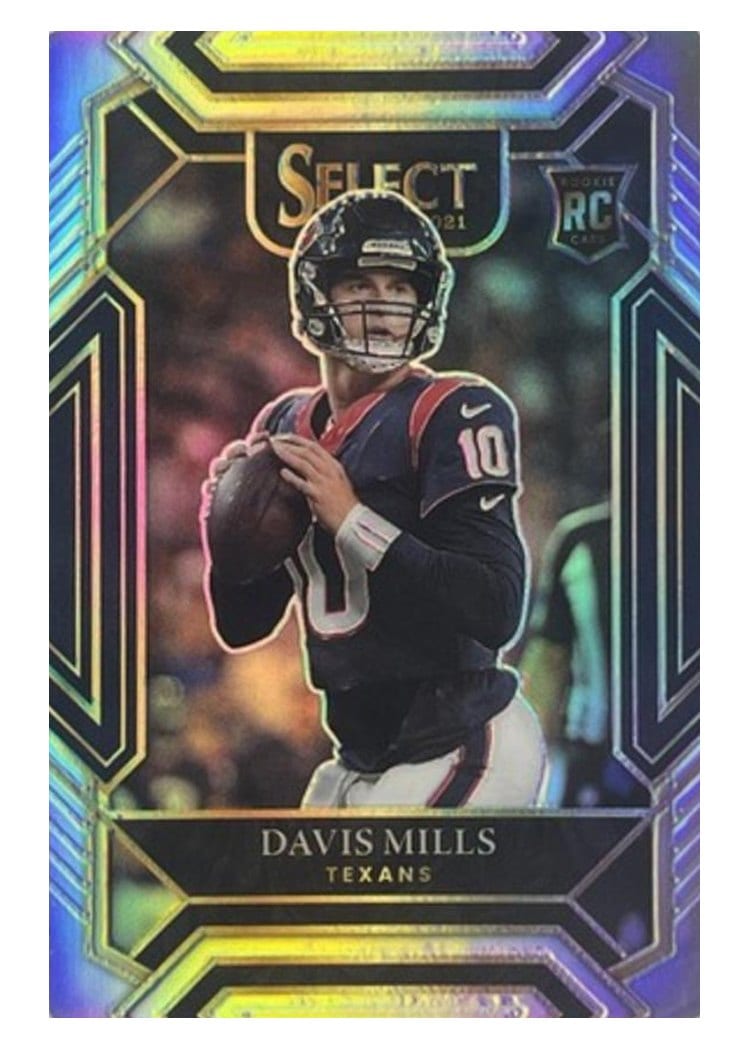 2021 Panini Select Base Set Davis Mills #265 card