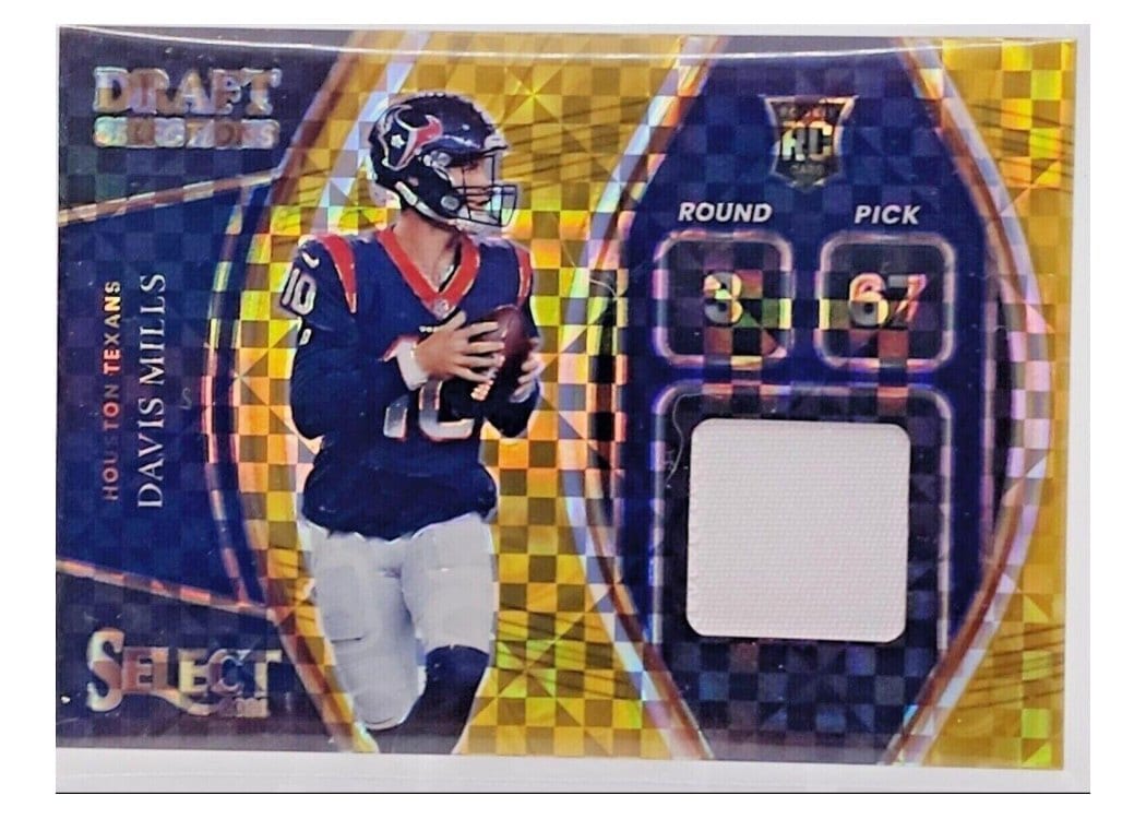 2021 Panini Select Base Set Davis Mills #365 card