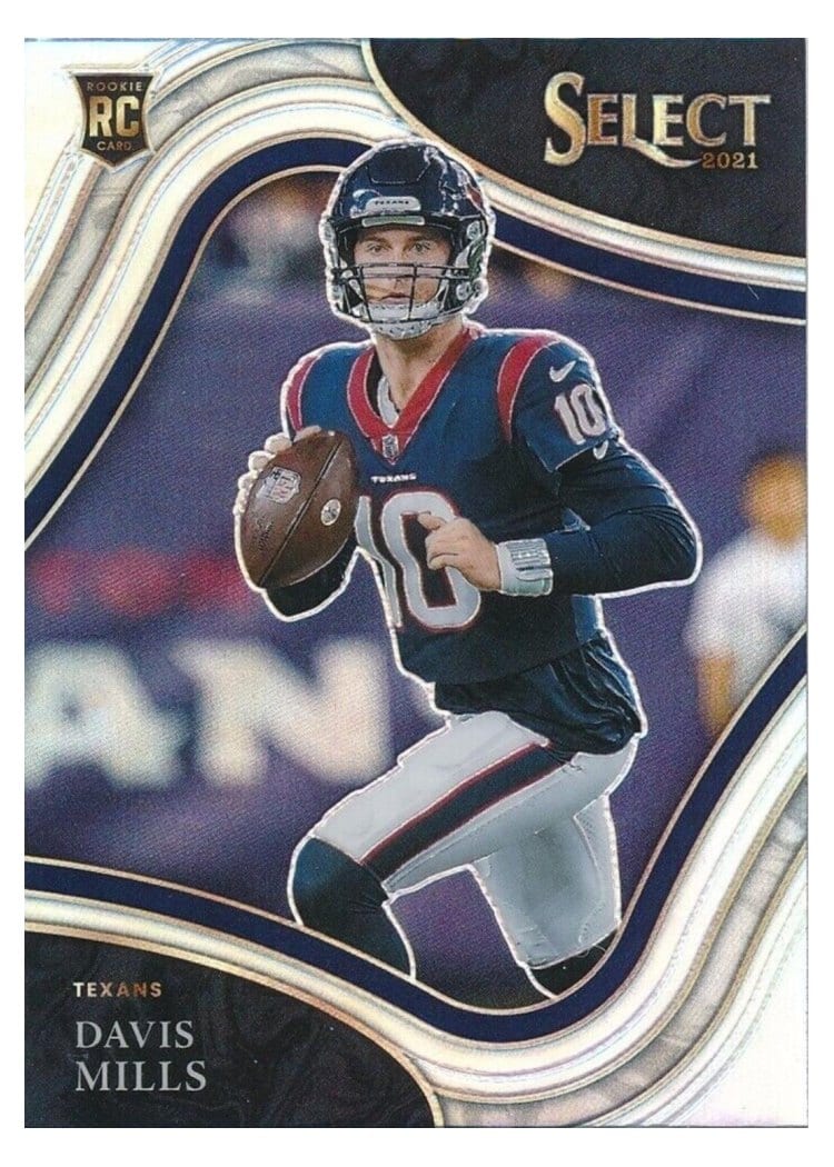 2021 Panini Select Base Set Davis Mills #365 card