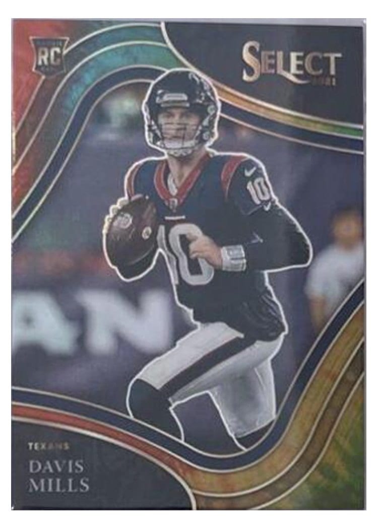 2021 Panini Select Base Set Davis Mills #365 card