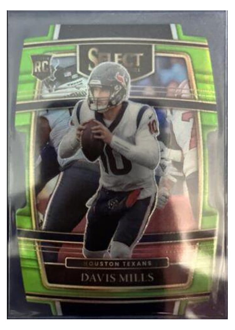 2021 Panini Select Base Set Davis Mills #65 card