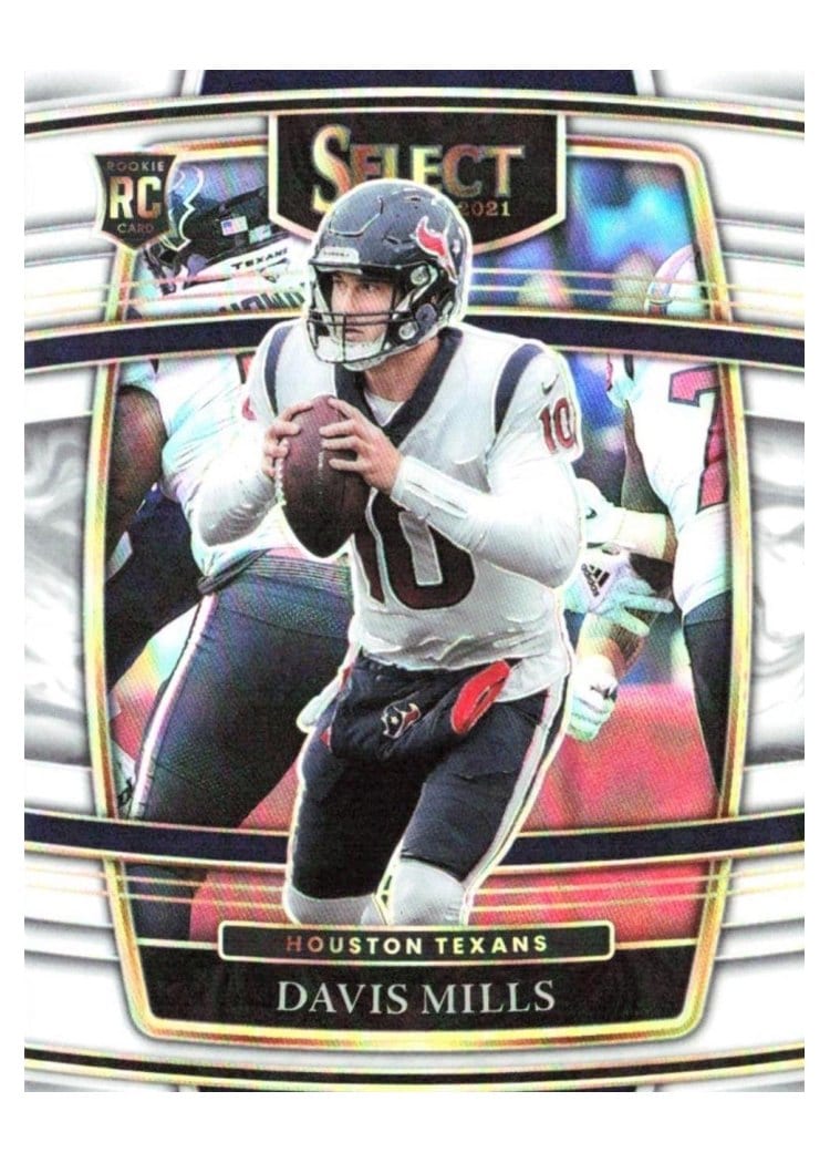 2021 Panini Select Base Set Davis Mills #65 card