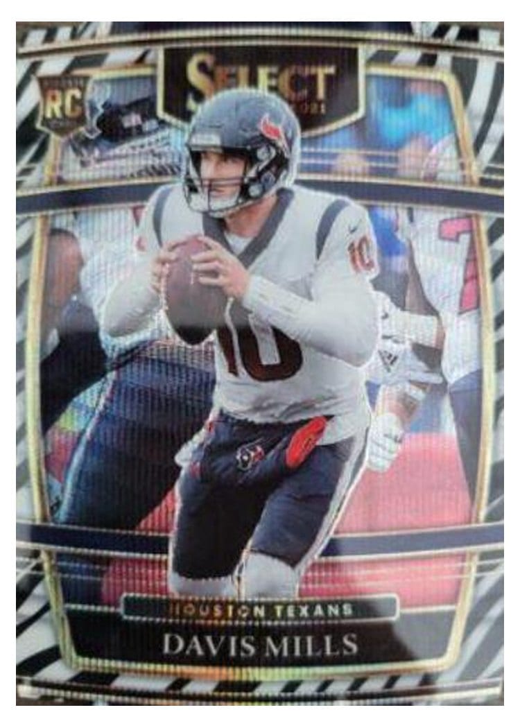 2021 Panini Select Base Set Davis Mills #65 card