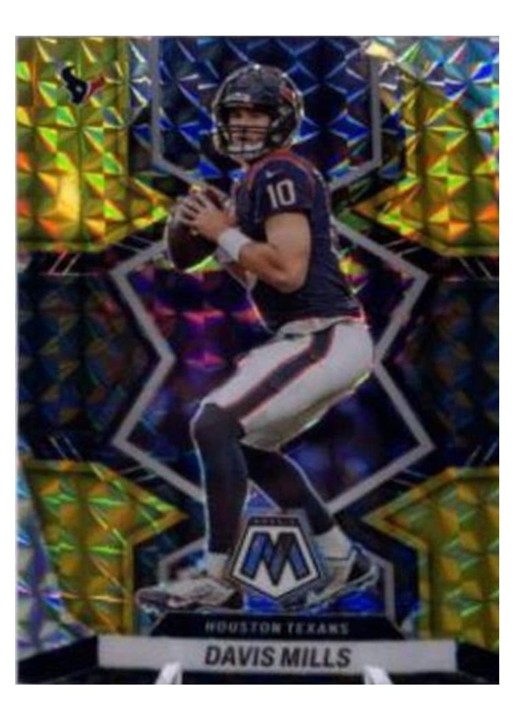 2022 Panini Mosaic Base Set Davis Mills #76 card