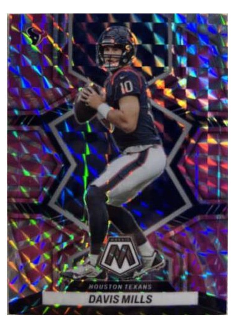 2022 Panini Mosaic Base Set Davis Mills #76 card