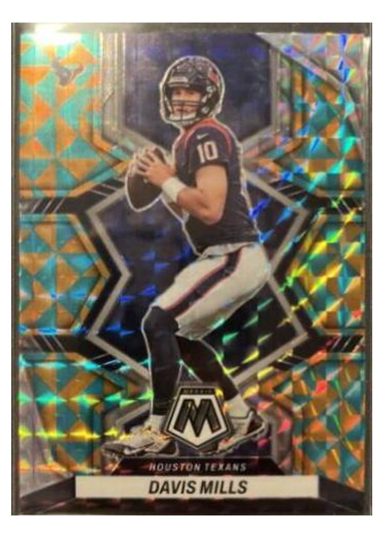 2022 Panini Mosaic Base Set Davis Mills #76 card