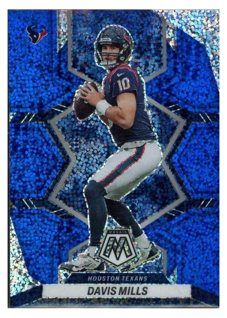 2022 Panini Mosaic Base Set Davis Mills #76 card