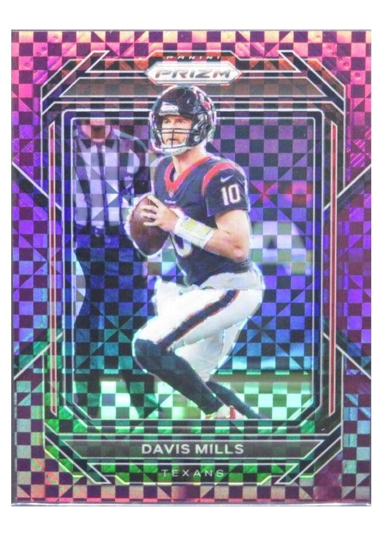 2022 Panini Prizm Base Set Davis Mills #113 card
