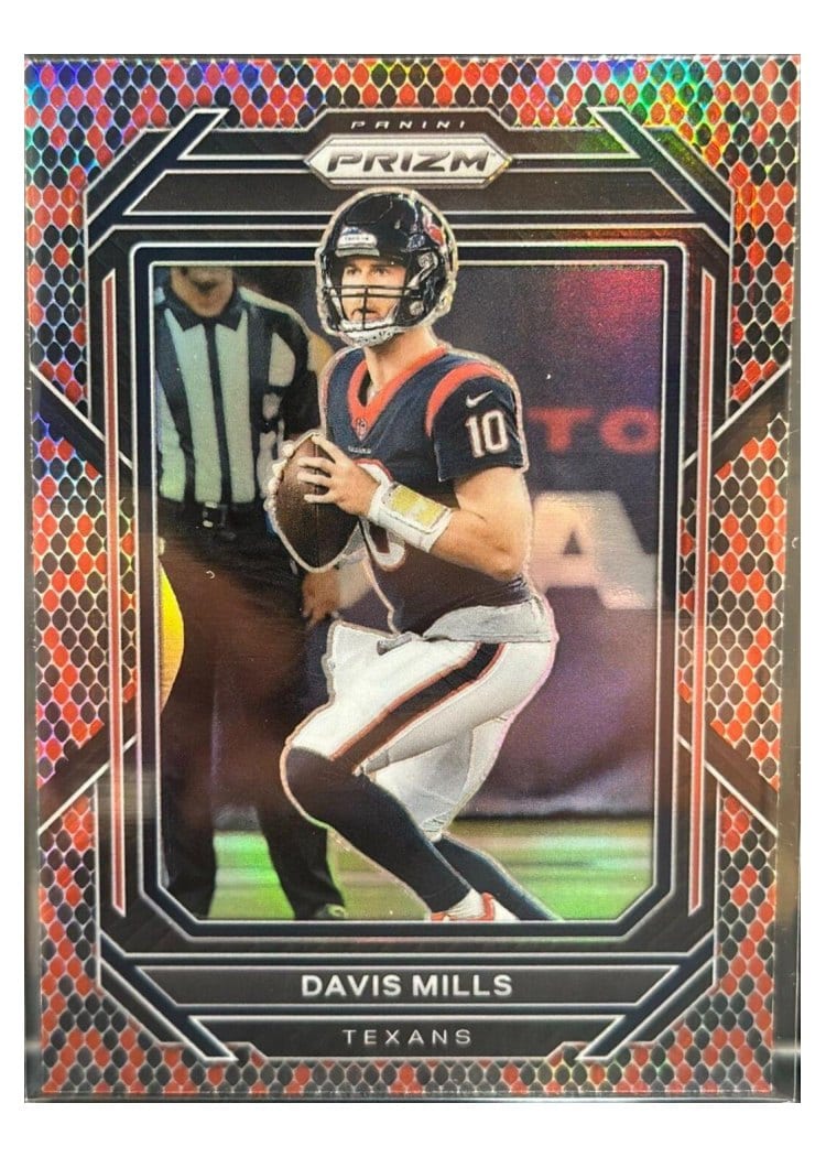 2022 Panini Prizm Base Set Davis Mills #113 card
