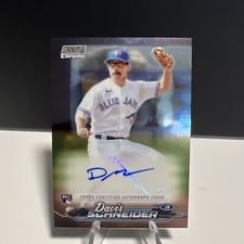 2024 Stadium Club Chrome Autographs Davis Schneider #SCCA-DSC card