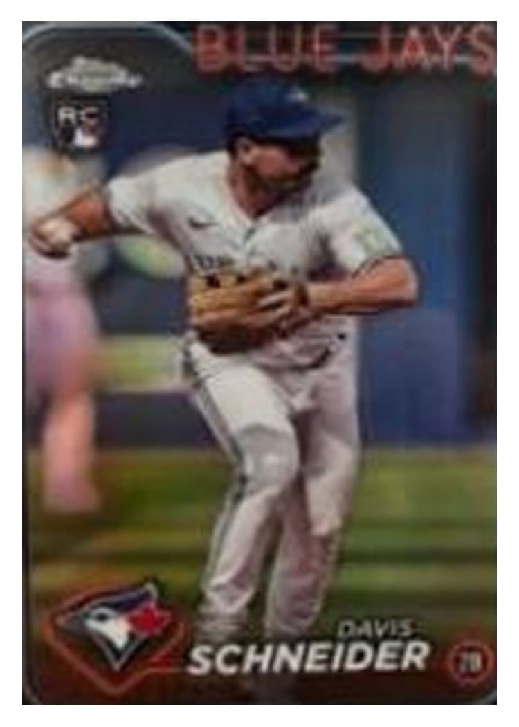 2024 Topps Chrome Base Set Davis Schneider #290 card