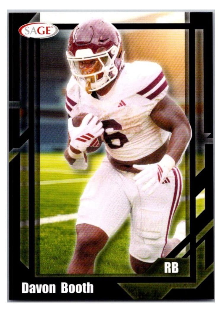 2026 SAGE Football Base Set Davon Booth #28 card