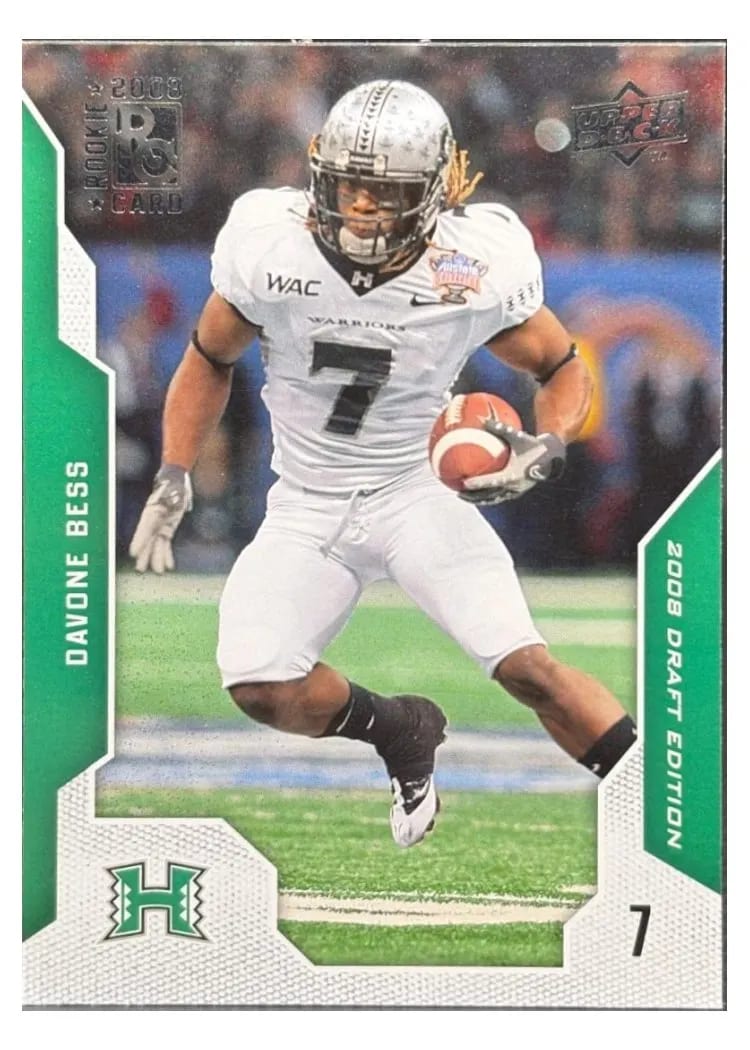 2008 Upper Deck Draft Edition Davone Bess #14 card