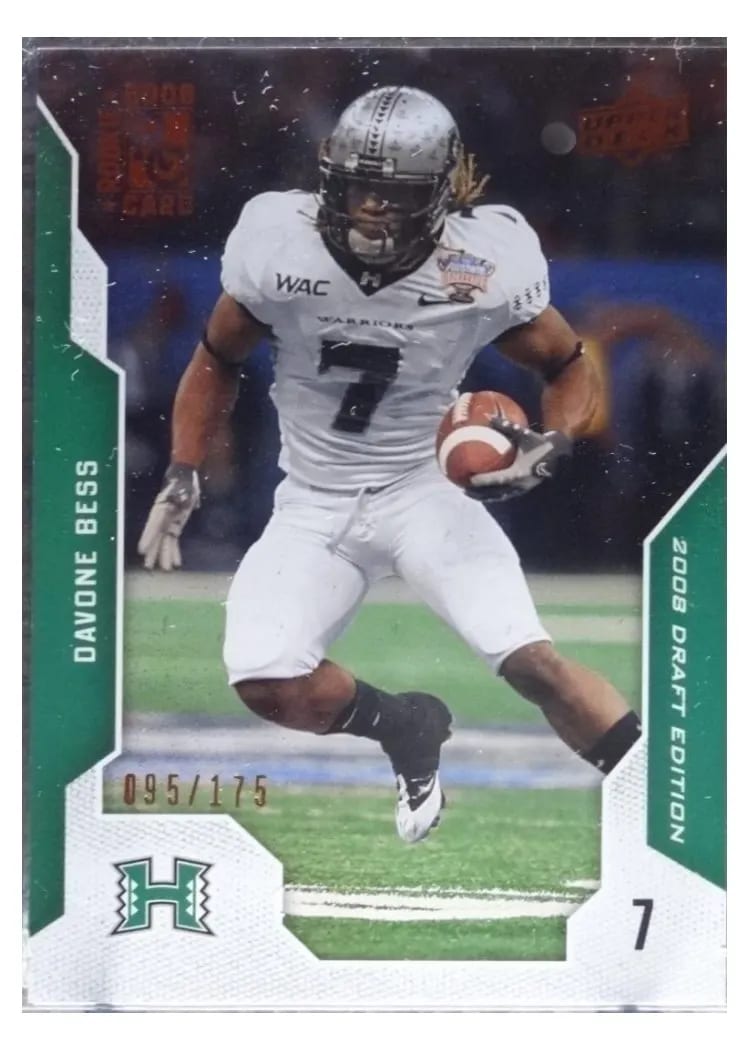 2008 Upper Deck Draft Edition Davone Bess #14 card