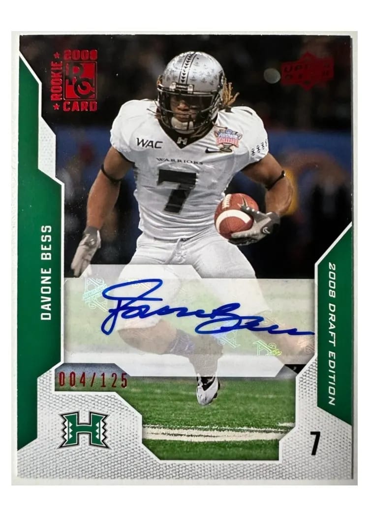2008 Upper Deck Draft Edition Davone Bess #14 card