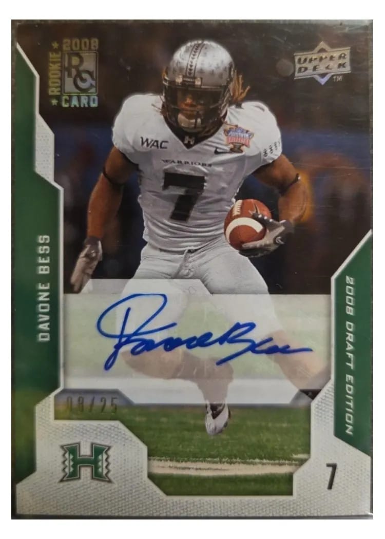 2008 Upper Deck Draft Edition Davone Bess #14 card