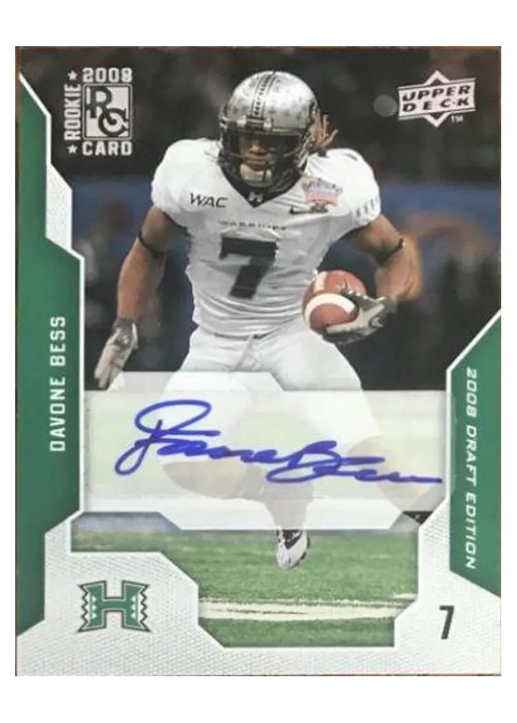 2008 Upper Deck Draft Edition Davone Bess #14 card
